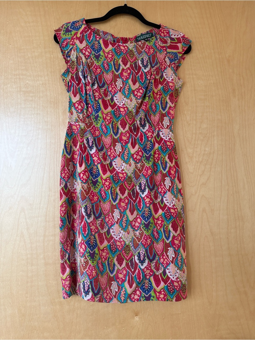 Silk Cap Sleeve Dress